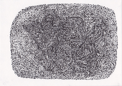 abstract ink drawing