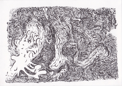ink drawing abstract