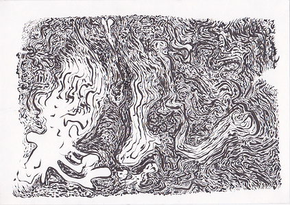 ink drawing abstract
