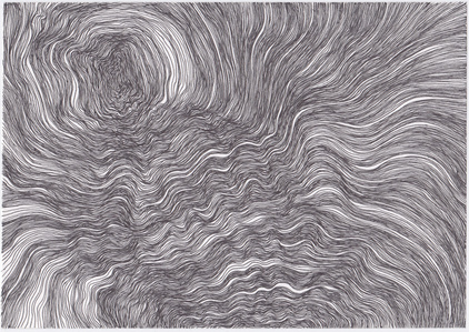 Ink drawing with lines