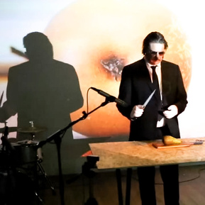 Performance documentation still images, Cross-section, Raflost festival. Aleksi Jaakkola.