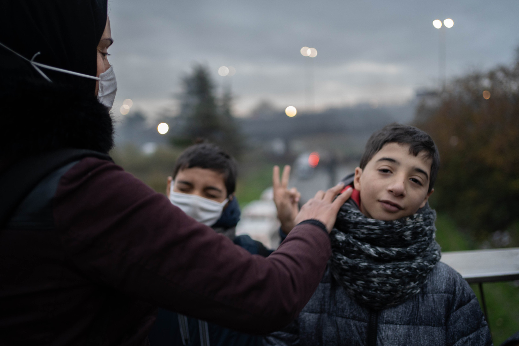 Tahany, 35 ans, est originaire d’Egypte. Elle est arrivée il y a 3 mois en France avec ses deux enfants âgés de 8 et 5 ans. Quand elle a eu connaissance de l’évacuation, elle a décidé de rejoindre ce camp à Saint-Denis pour ê