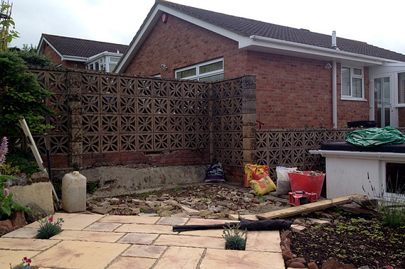 garden landscaping in Devon