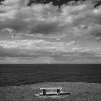 A bench at the and of Fyns Hoved.