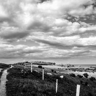 Light and shadow at Fyns Hoved.