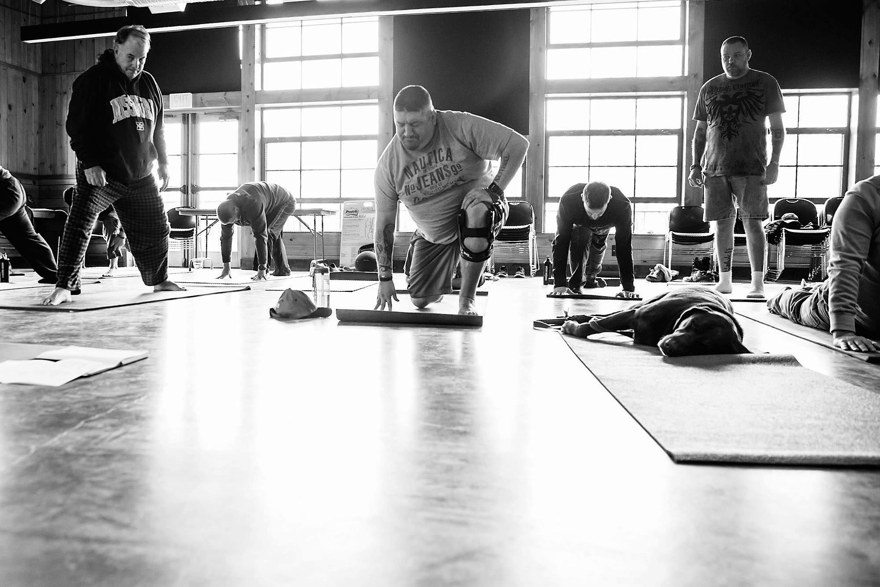 Participants are constantly reminded to honor their bodies.