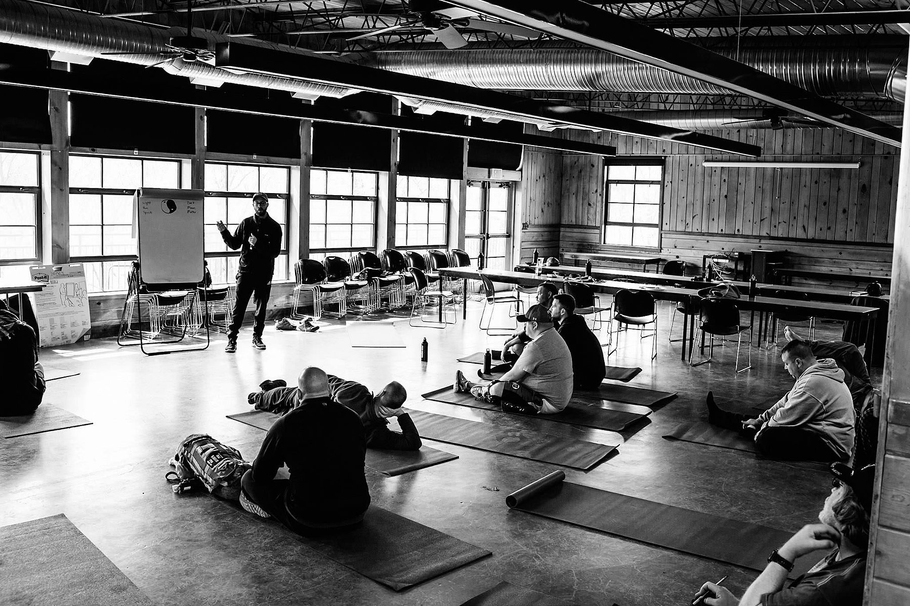 Adam and the participants join in a discussion about how the dualities in life work together. Teaching the group to embrace the mind and body, feminine and masculine, in order to move towards healing.