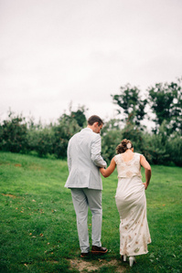 Outdoor wedding in Whately, MA
