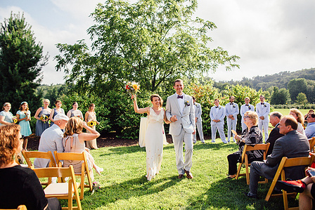 Whately wedding venue with a barn
