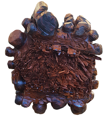 Untitled.
Carving wood.
h 41 x w 42 x l 33 x d 9 cm.
2018.