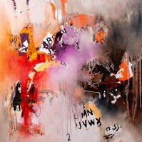 Infancia. Oil and Mixed Media on Canvas. 80 x 100 cm. 2021.