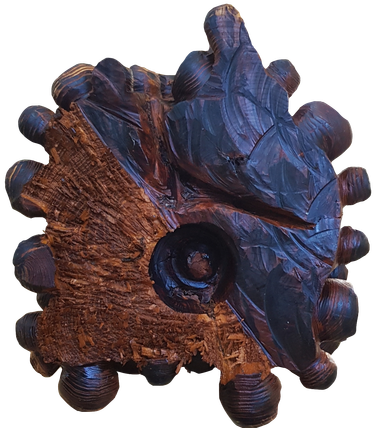 Untitled.
Carving wood.
h 41 x w 42 x l 33 x d 9 cm.
2018.