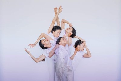 Dancer Zui Gomez in a multi-exposure portrait photographed by Nir Arieli for the VOA campaign