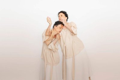 Dancer Terese Capucilli in a multi-exposure portrait photographed by Nir Arieli for the VOA campaign