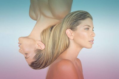 Blogger Liran Kohener Geyor in a double exposure portrait