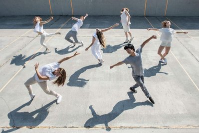 Loni Landon Dance Project dancers in Mccarren Park Brooklyn
