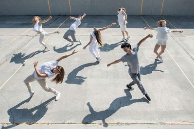 Loni Landon Dance Project dancers in Mccarren Park Brooklyn