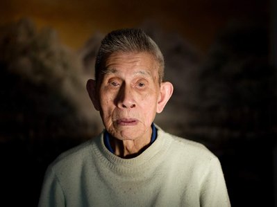 portrait of an older Asian man