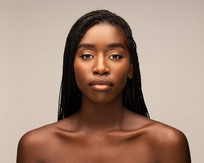 portrait of dancer Caroline Dartey from Alvin Ailey Dance Company 