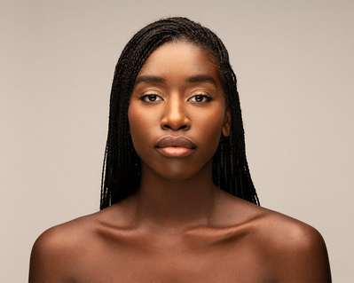 portrait of dancer Caroline Dartey from Alvin Ailey Dance Company 