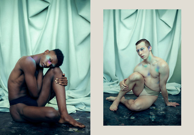 portraits of dancers Robert Mason and Kaine Ward