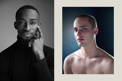 portraits of Shadrack Boakye and Matt Ehmann