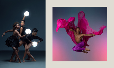 Dancers of Ailey II Brena Thomas, Hannah Richardson, Jamaris Mitchell, Kyle H. Martin