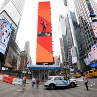 The Volunteers of America campaign photographed by Nir Arieli in Times Square NYC at daytime