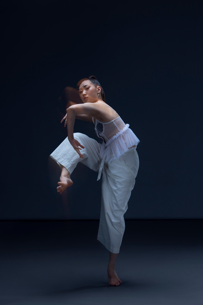 Dancer Rachel Yoo dancing