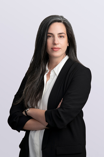 a corporate half body shot on a white background