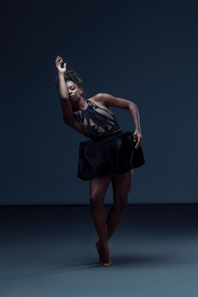 Dancer Brena Kashun Thomas dancing