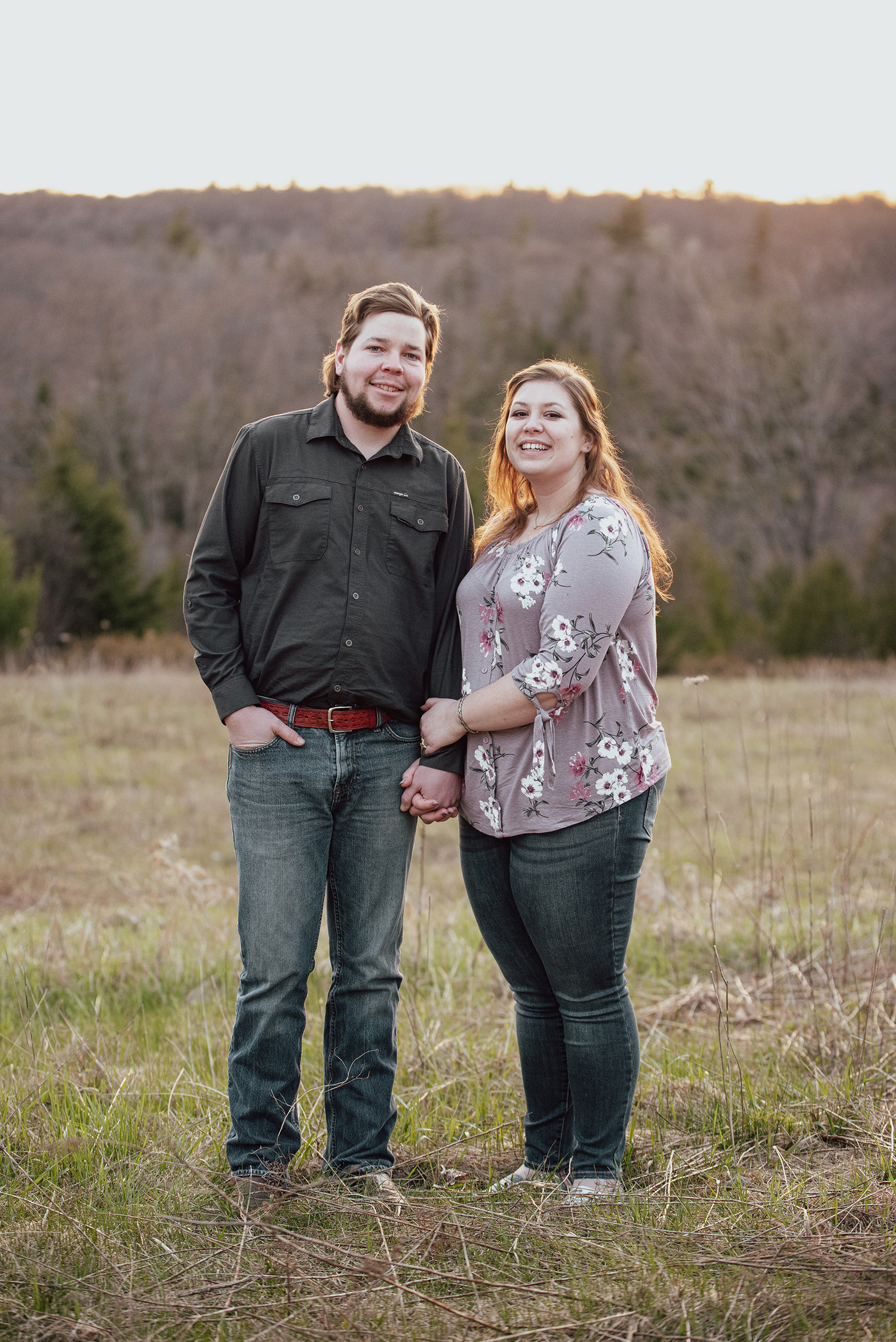 Homestead engagement session in farmhouse Renfrew County by Frank Fenn