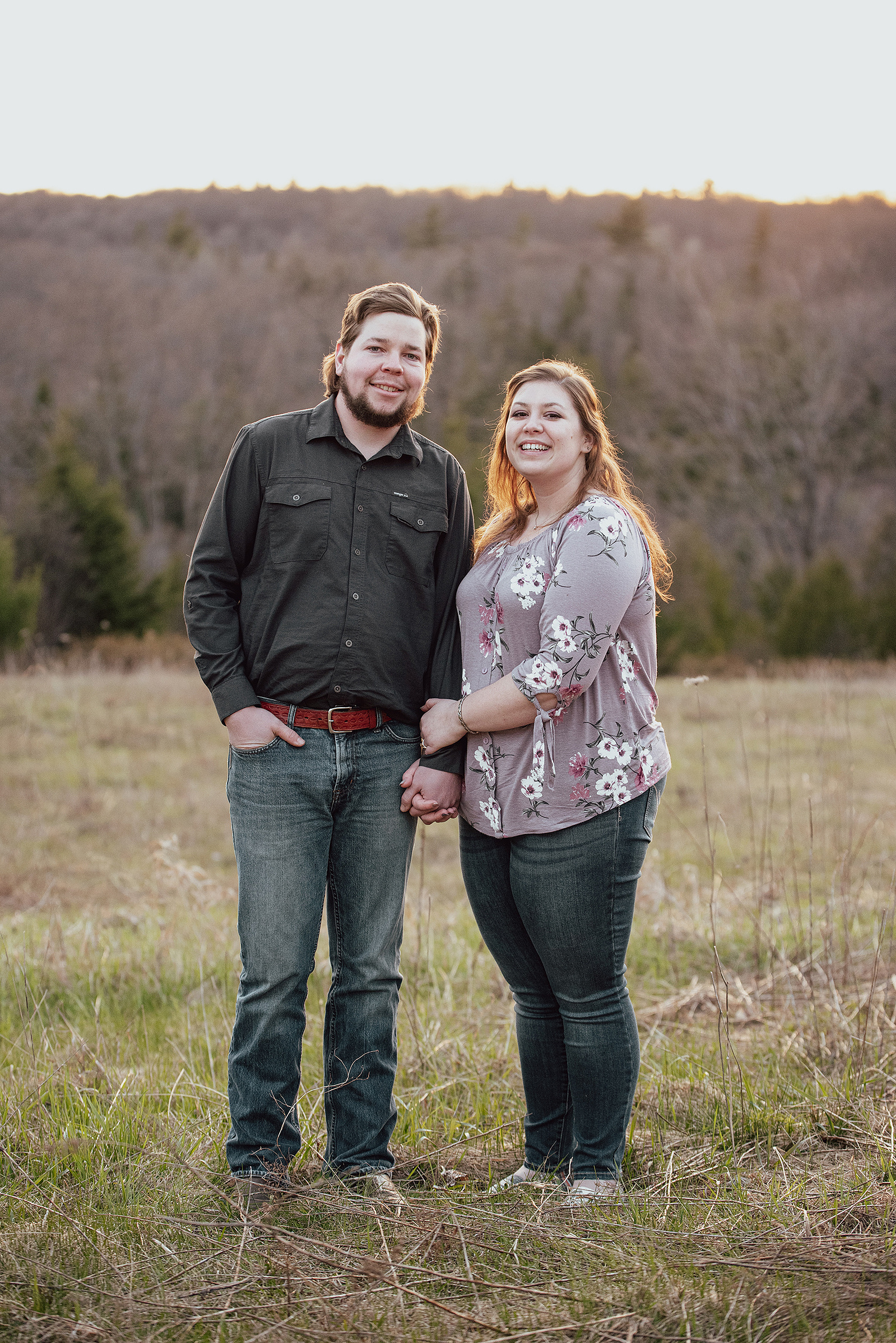 Homestead engagement session in farmhouse Renfrew County by Frank Fenn