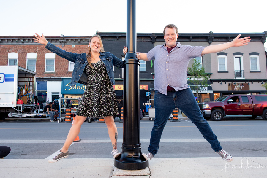 Engagement picture in Arnprior by Ottawa Photographer Frank Fenn