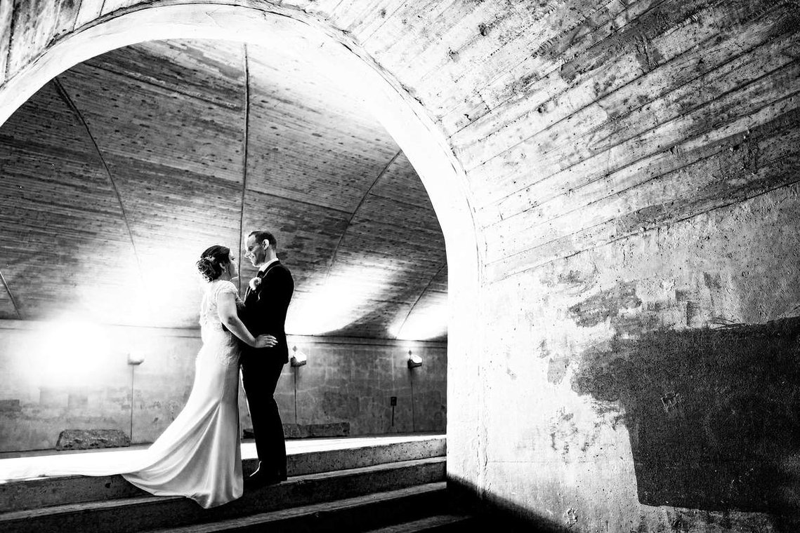 Ottawa Wedding Photography Art under bridge by Frank Fenn