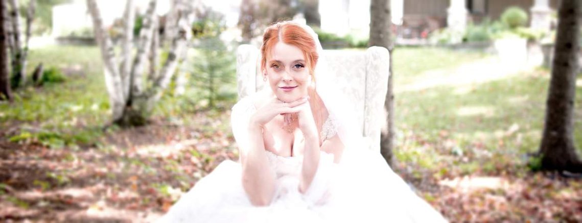 Wedding Portrait at Canadian Golf and Country Club of Bride
