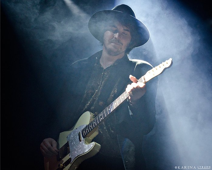 Sam Fryer of 'Palma Violets' by Nottingham based music photographer Karina Lyburn.