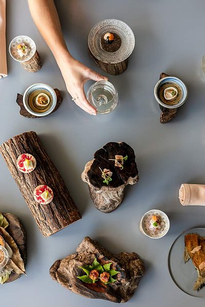 Food photographed at the Higueron Hotel  in Malaga for T Brand Studio x Hilton by Edinburgh Photographer 