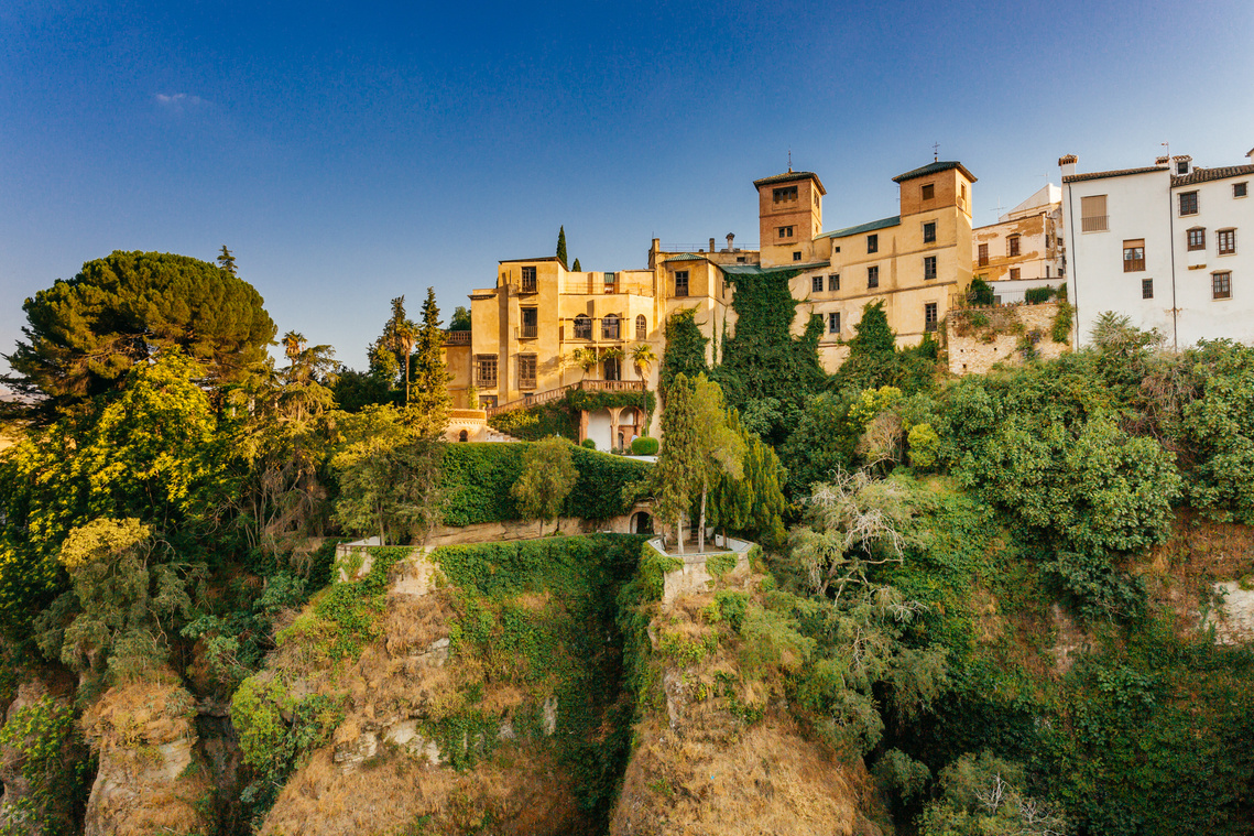 The palace of the Marquis of Salvatierra in Ronda, Spain