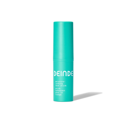 A minimalist product shot featuring Deinde’s skincare stick against a clean white background, highlighting its sleek, modern packaging and functional design. Photographed by Los Angeles product photographer Alex Kapustin at Rig Studio LA.

