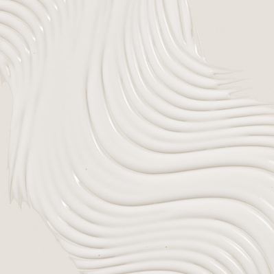 A close-up of Deinde skincare product texture, emphasizing the richness and smooth application of the formula. Photographed by Los Angeles product photographer Alex Kapustin at Rig Studio LA