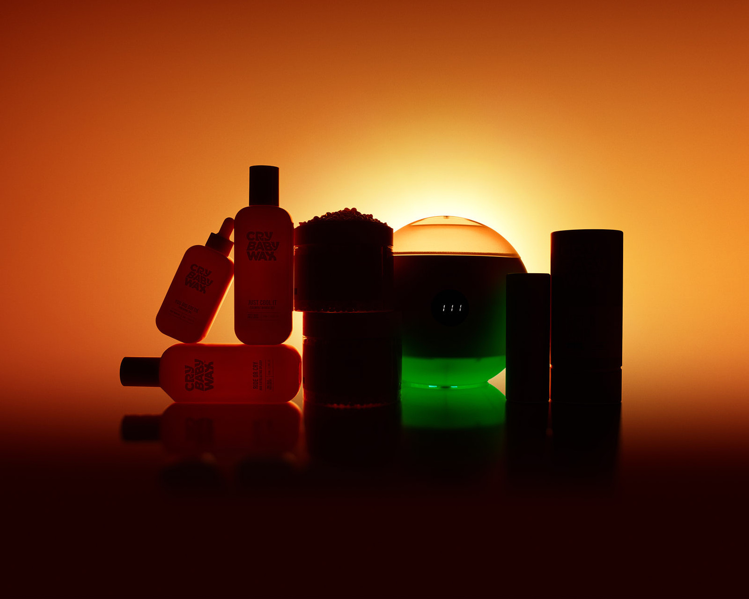 Los Angeles Product Photographer - Alex Kapustin photographed Cry Baby Wax Skin Care photography. Social, commercial, and e-commerce product photography. LA best product photographer