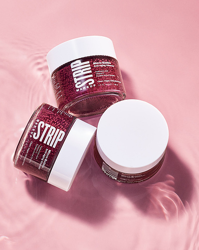 Los Angeles Product Photographer - Alex Kapustin photographed Strip Makeup skincare photography. Social, commercial, and e-commerce product photography. LA best product photographer