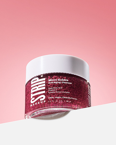 Los Angeles Product Photographer - Alex Kapustin photographed Strip Makeup skincare photography. Social, commercial, and e-commerce product photography. LA best product photographer