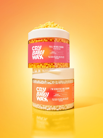 Los Angeles Product Photographer - Alex Kapustin photographed Cry Baby Wax Skin Care photography. Social, commercial, and e-commerce product photography. LA best product photographer