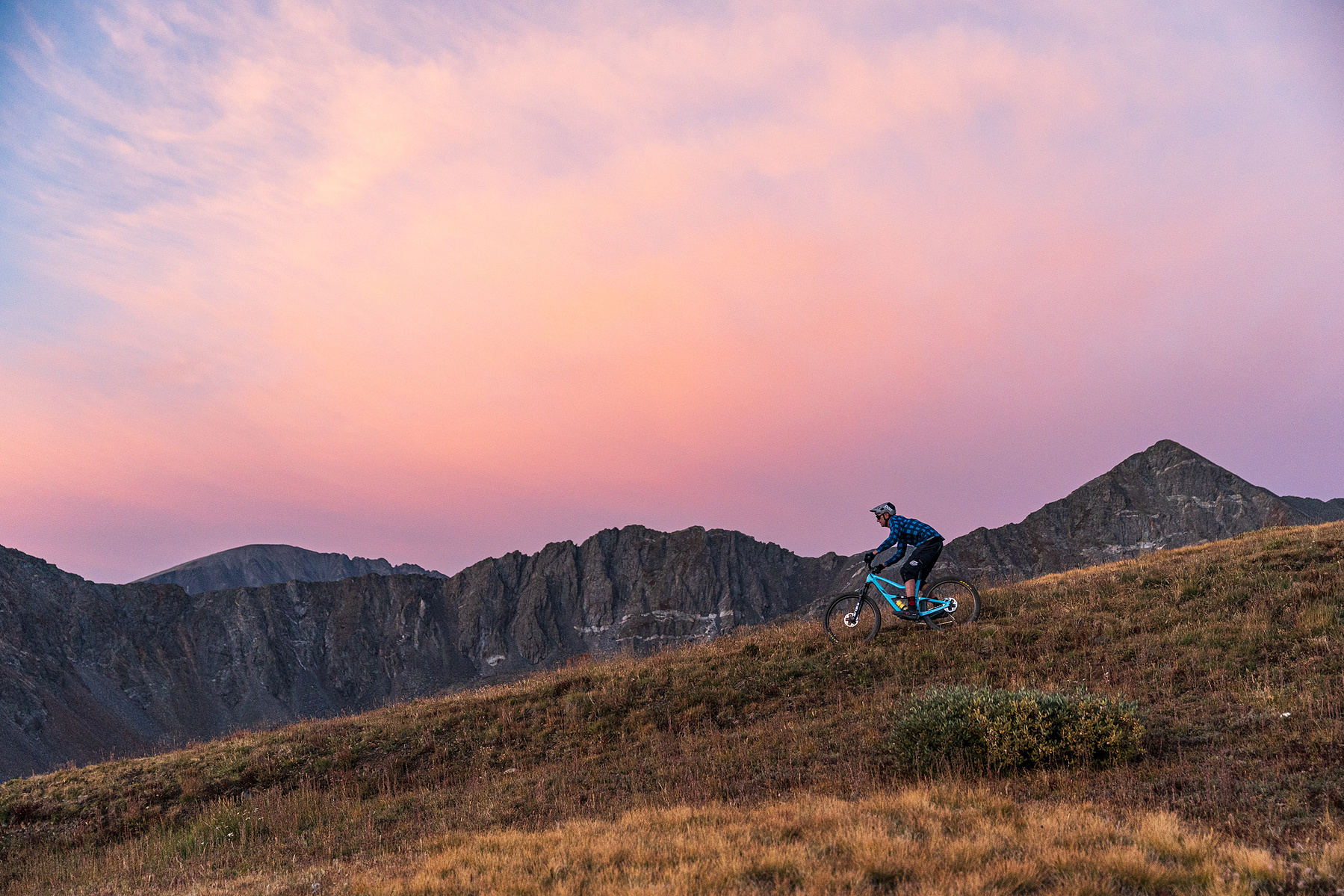 Sunrise mountian biking in Breckenridge Colorado