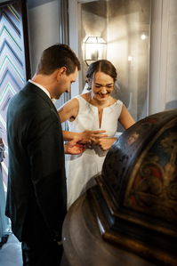 Hochzeitsfotos im Rittergut Störmede von dem Hochzeitsfotografen Florian Finke aus Paderborn- Kirche