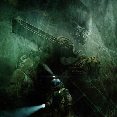 fine art print from the movie Alien