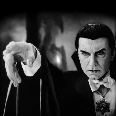 A portrait of Dracula