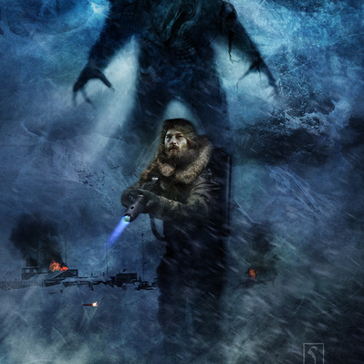 a fine art print of McReedy from The Thing